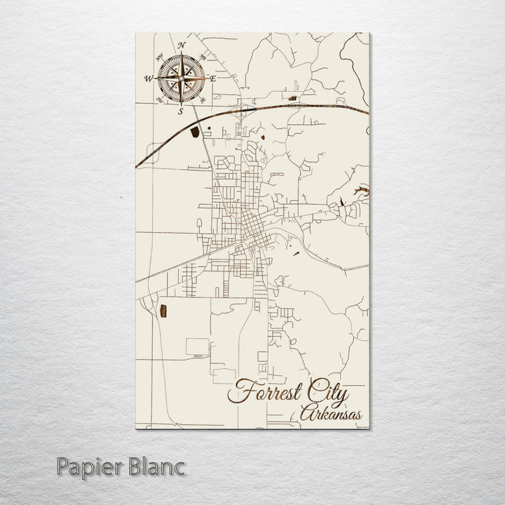 Forrest City, Arkansas Street Map