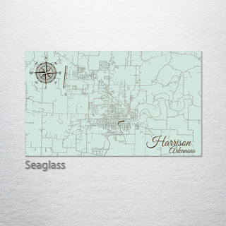 Harrison, Arkansas Street Map