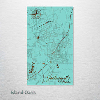 Jacksonville, Arkansas Street Map