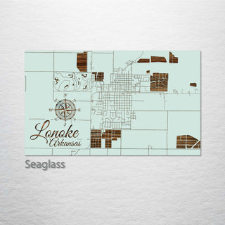 Lonoke, Arkansas Street Map