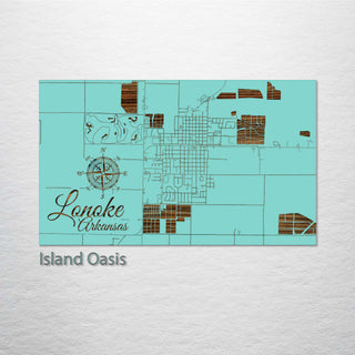 Lonoke, Arkansas Street Map