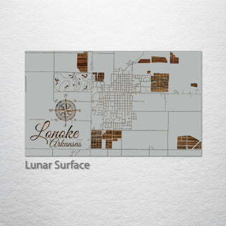 Lonoke, Arkansas Street Map