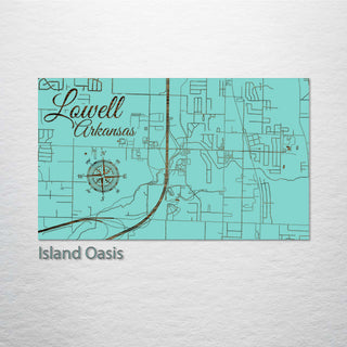 Lowell, Arkansas Street Map