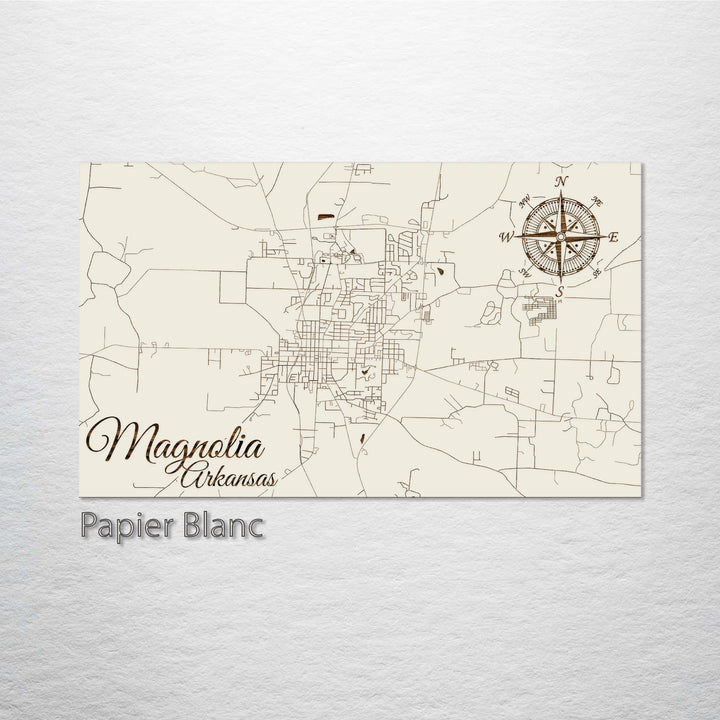 Magnolia, Arkansas Street Map