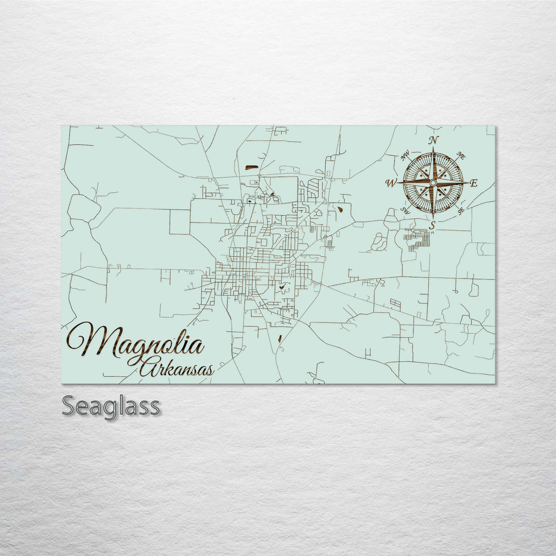 Magnolia, Arkansas Street Map