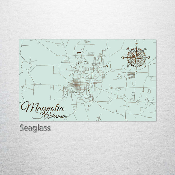 Magnolia, Arkansas Street Map