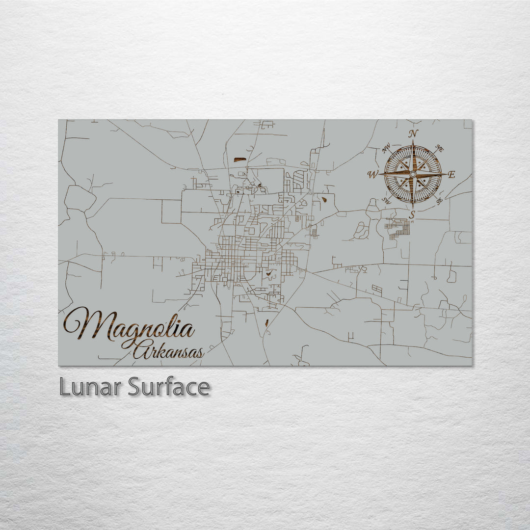 Magnolia, Arkansas Street Map