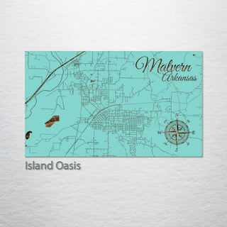 Malvern, Arkansas Street Map