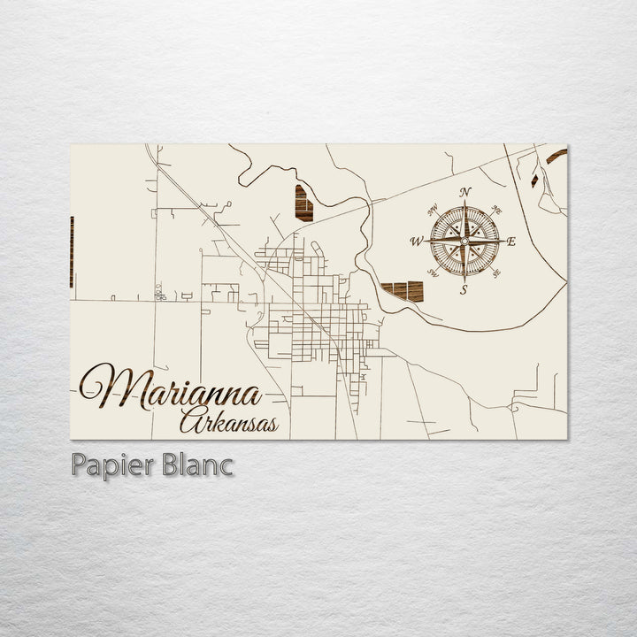 Marianna, Arkansas Street Map