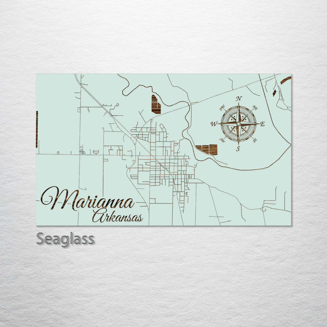 Marianna, Arkansas Street Map