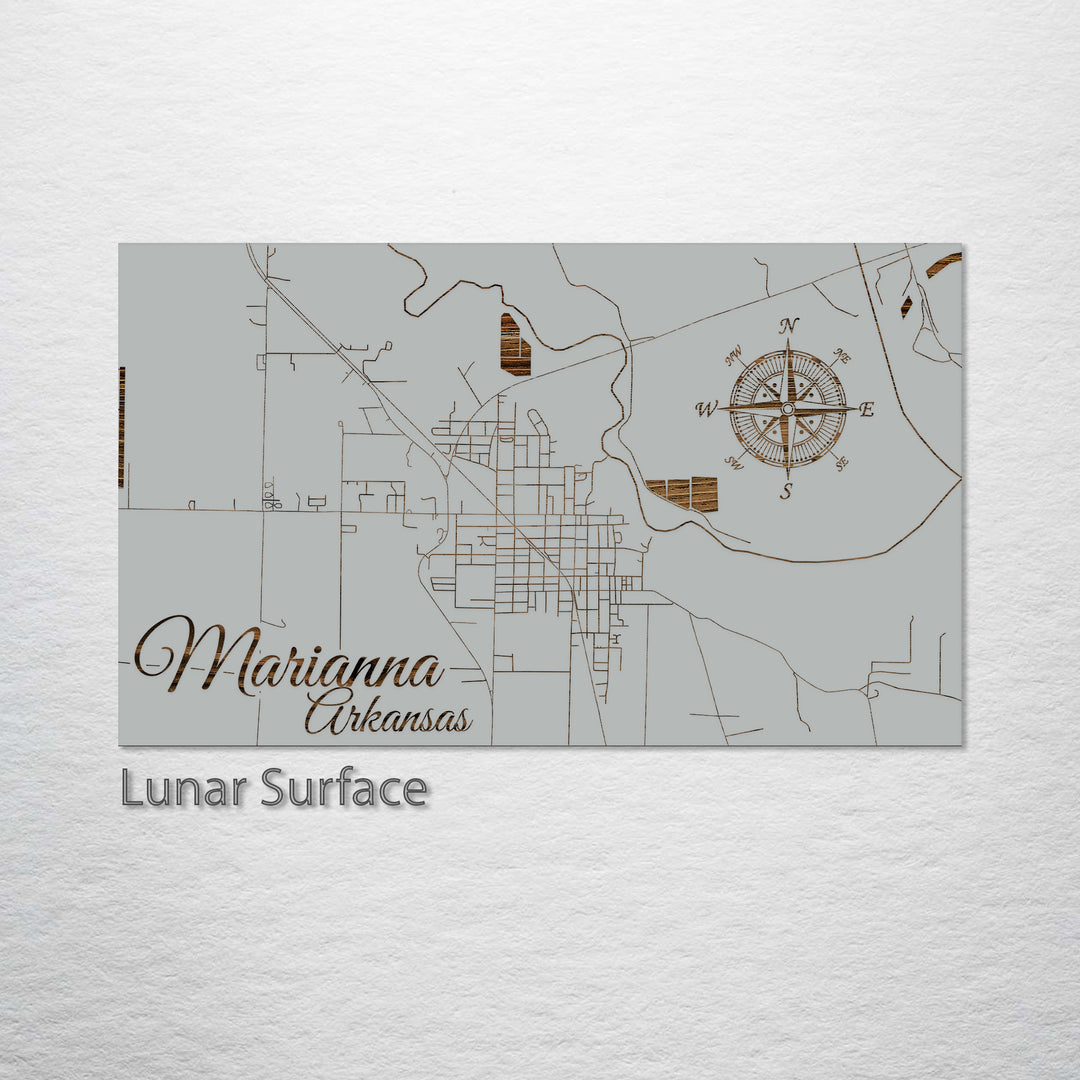 Marianna, Arkansas Street Map