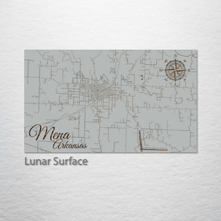 Mena, Arkansas Street Map