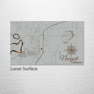 Newport, Arkansas Street Map
