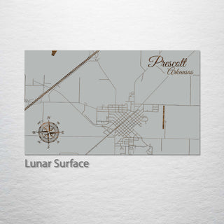 Prescott, Arkansas Street Map