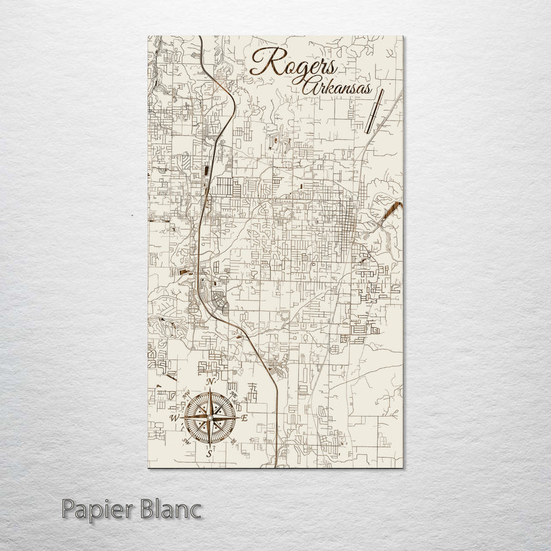 Rogers, Arkansas Street Map