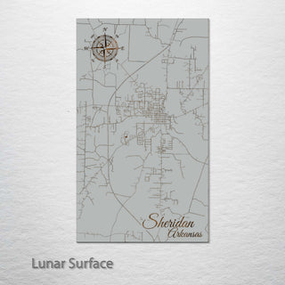 Sheridan, Arkansas Street Map