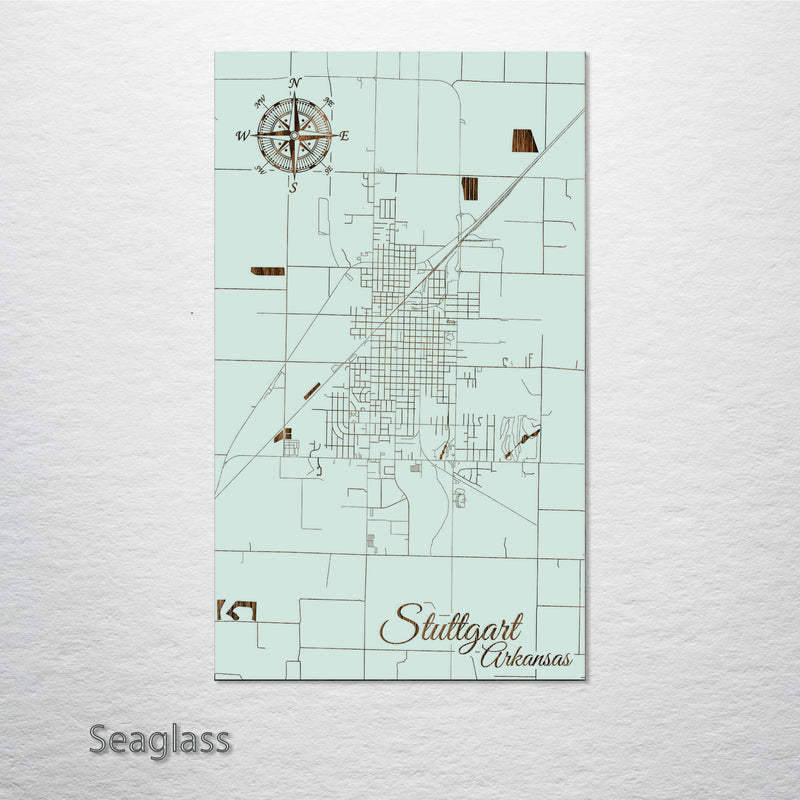 Stuttgart, Arkansas Street Map