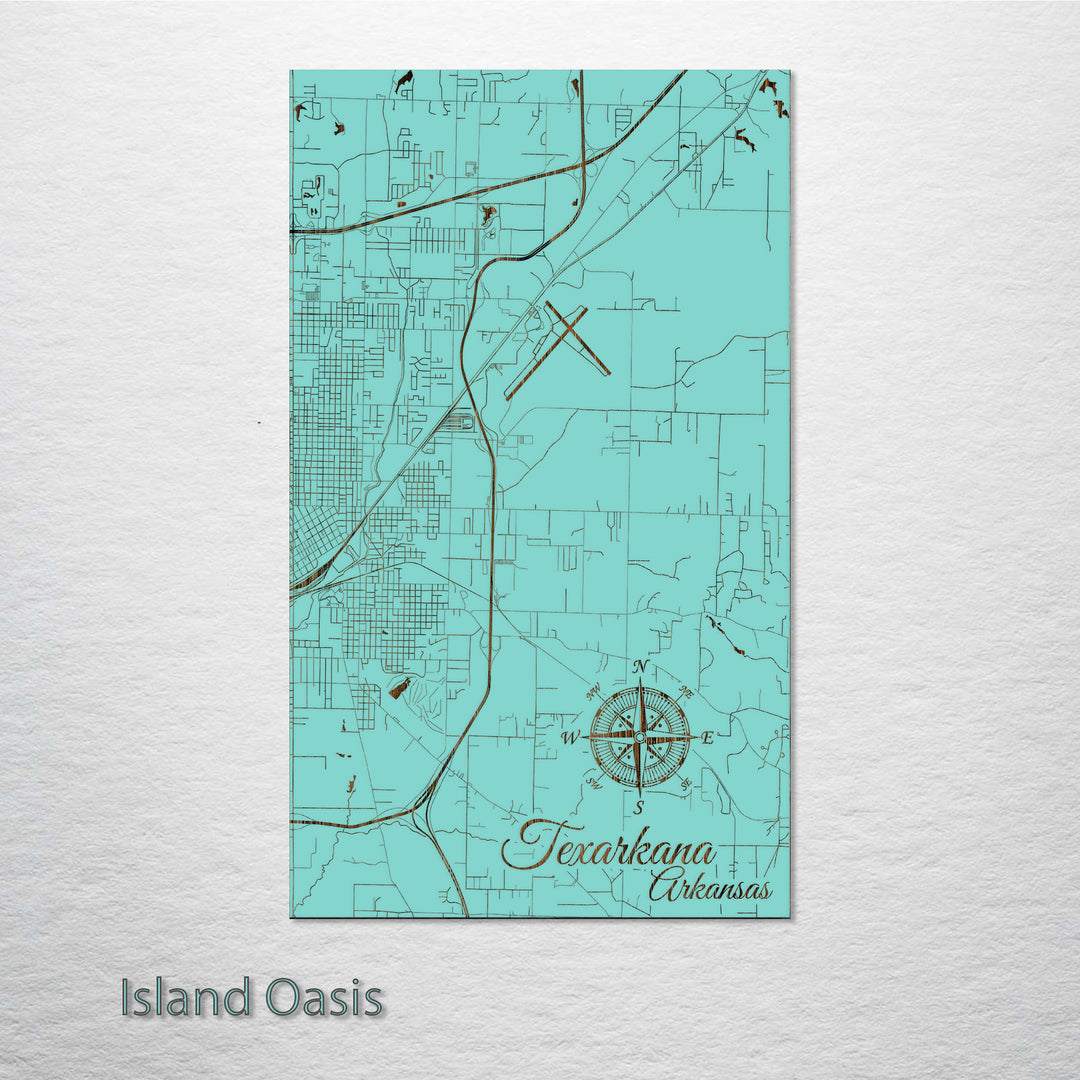 Texarkana, Arkansas Street Map