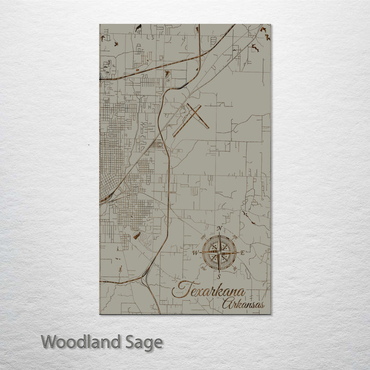 Texarkana, Arkansas Street Map