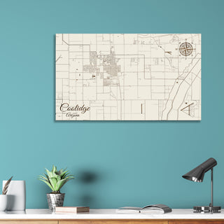 Coolidge, Arizona Street Map