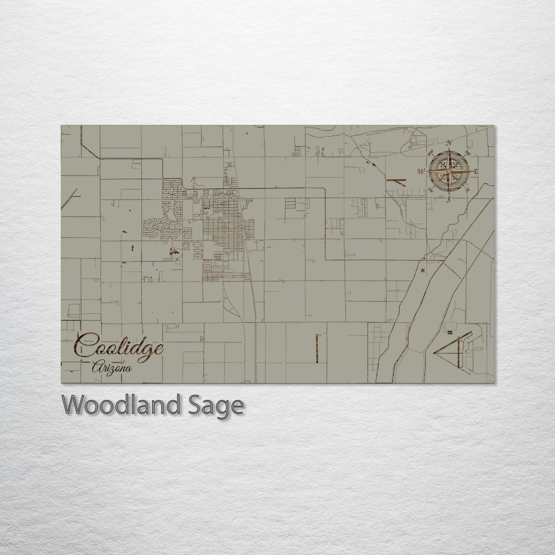 Coolidge, Arizona Street Map