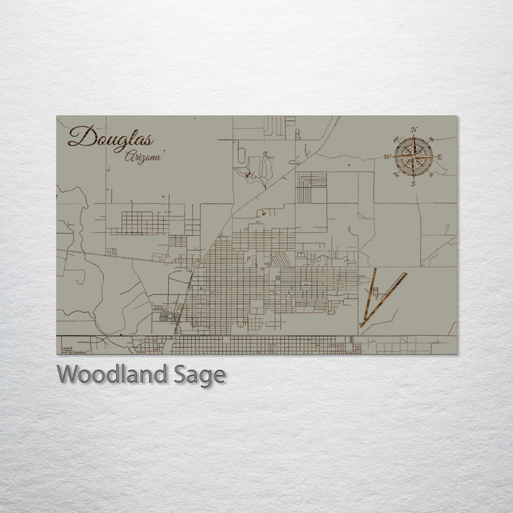 Douglas, Arizona Street Map