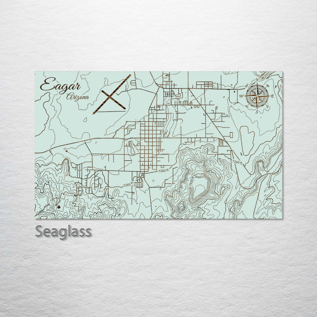 Eagar, Arizona Street Map