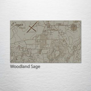 Eagar, Arizona Street Map