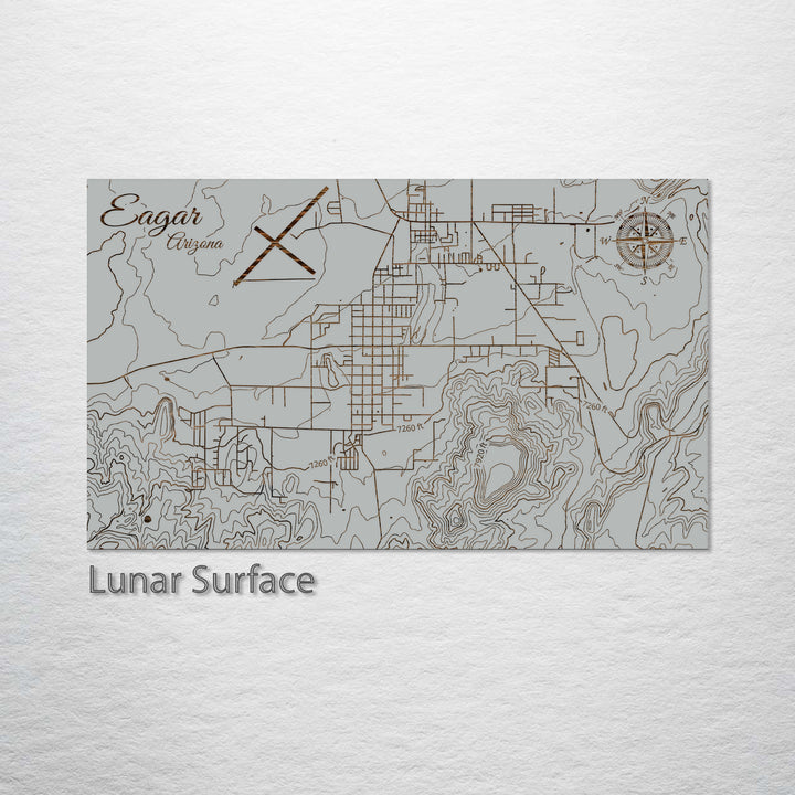 Eagar, Arizona Street Map