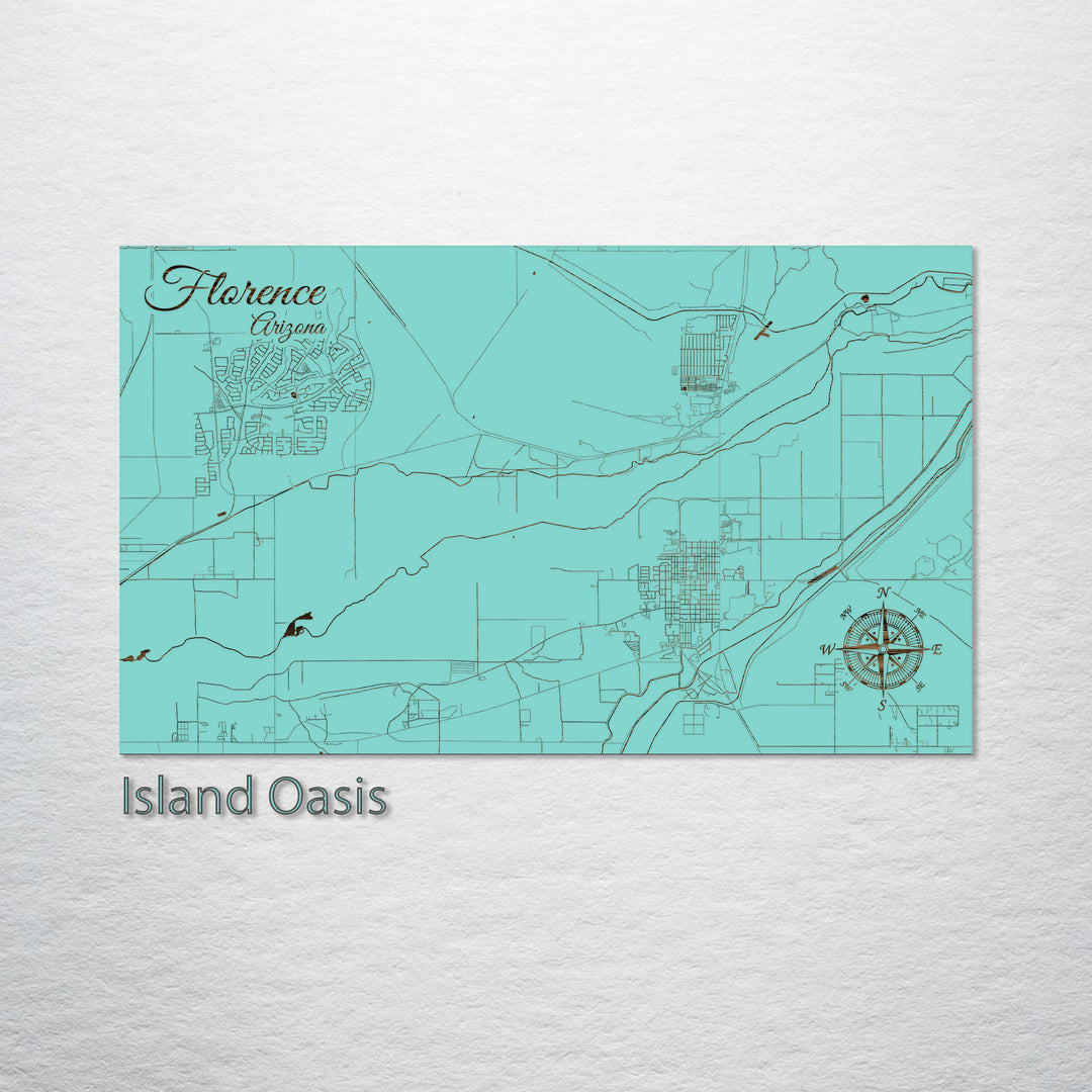 Florence, Arizona Street Map