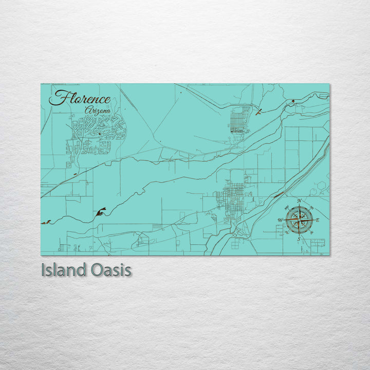 Florence, Arizona Street Map