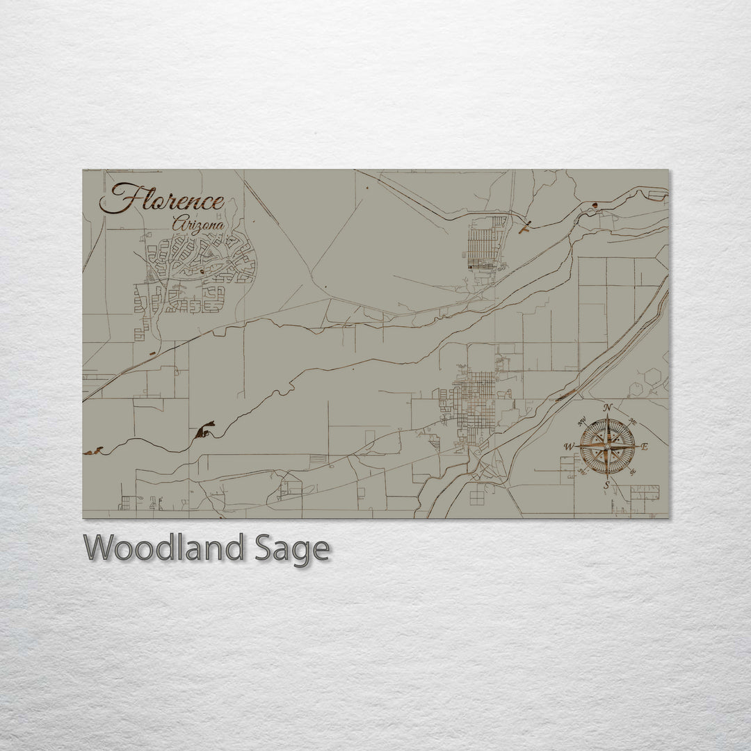 Florence, Arizona Street Map