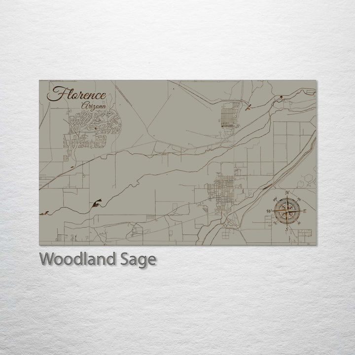 Florence, Arizona Street Map