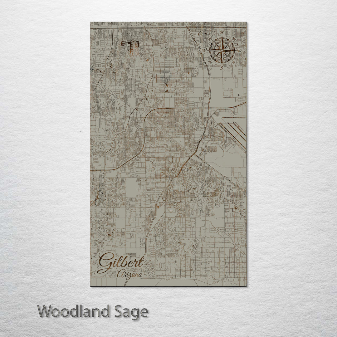 Gilbert, Arizona Street Map