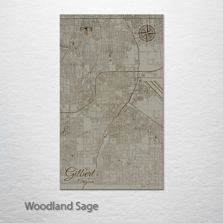 Gilbert, Arizona Street Map