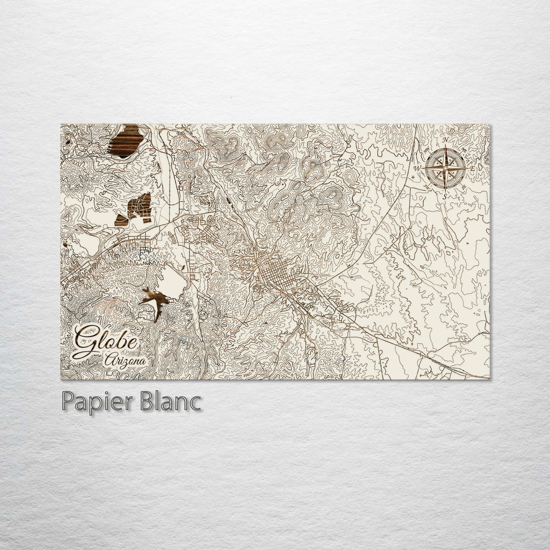 Globe, Arizona Street Map