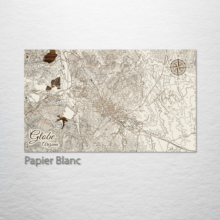 Globe, Arizona Street Map