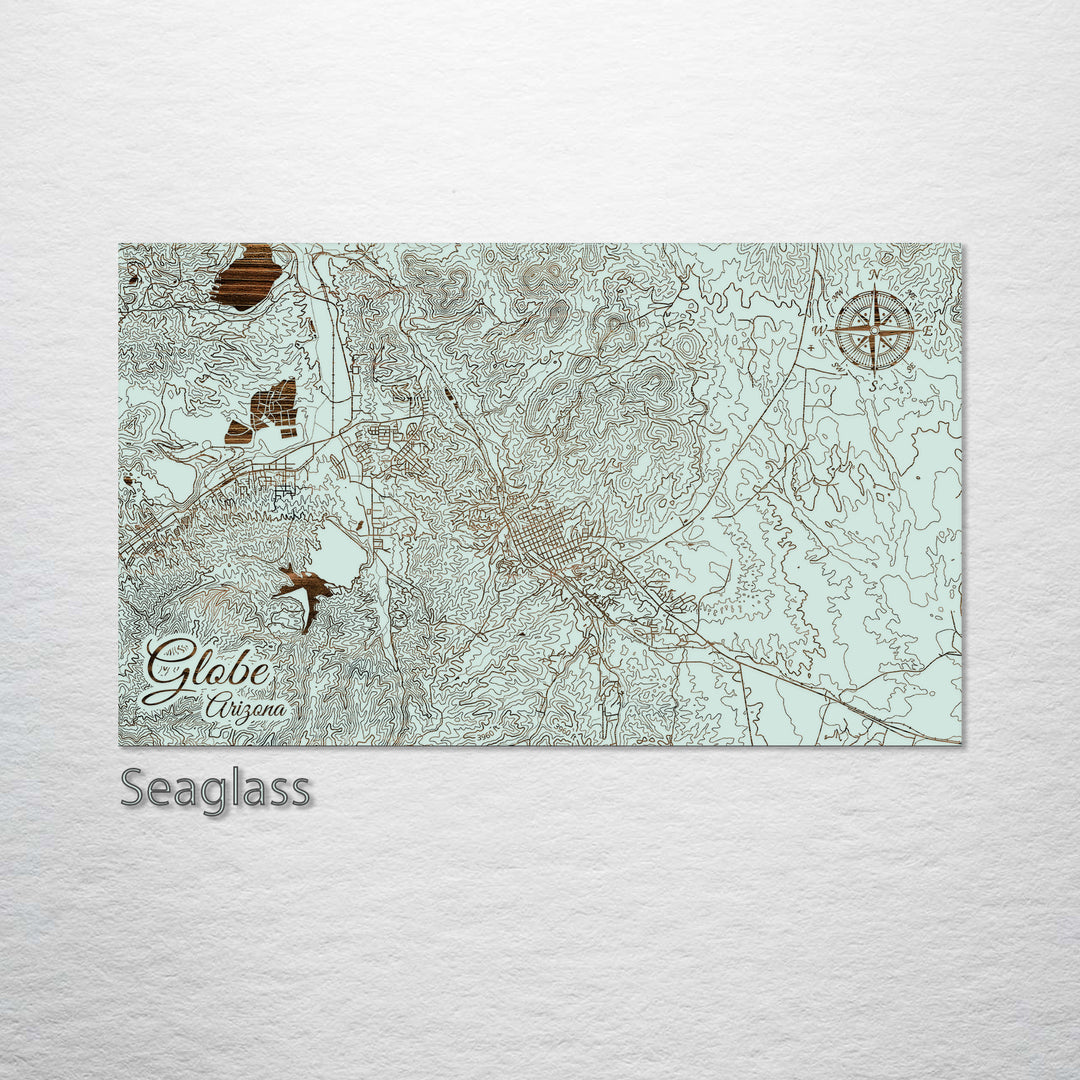 Globe, Arizona Street Map