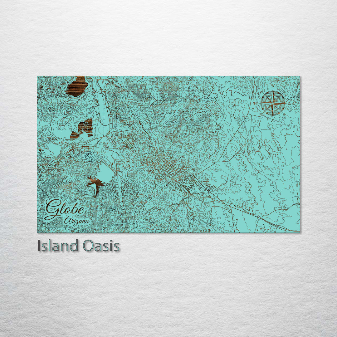 Globe, Arizona Street Map