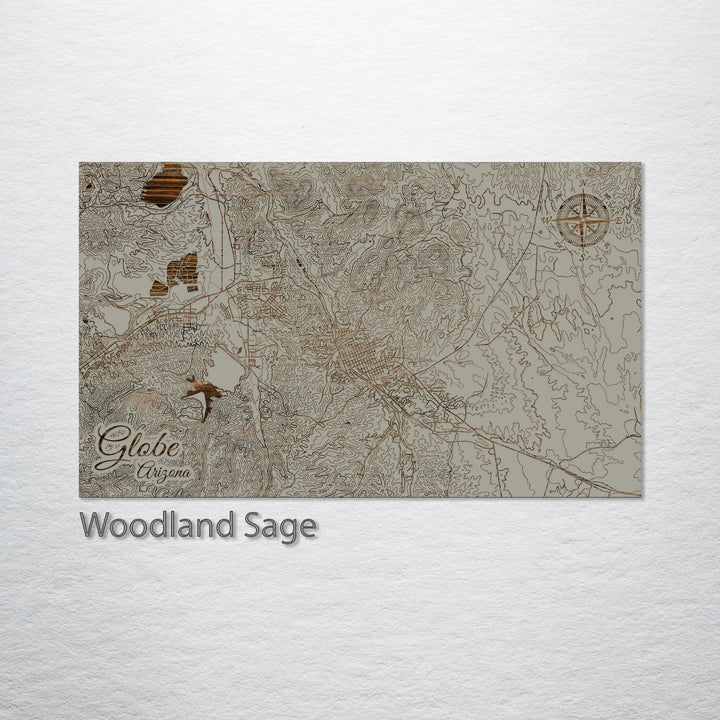 Globe, Arizona Street Map