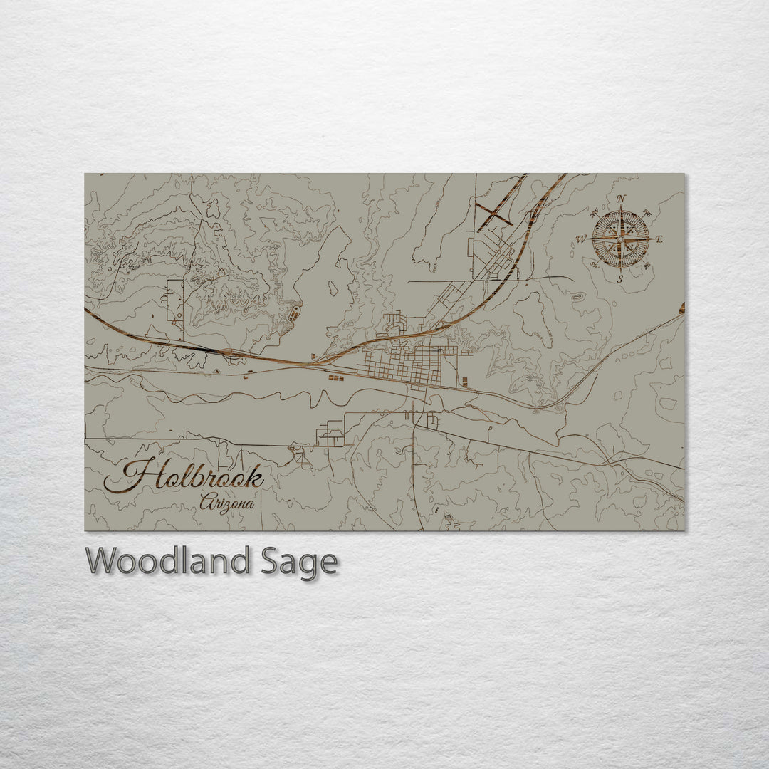 Holbrook, Arizona Street Map