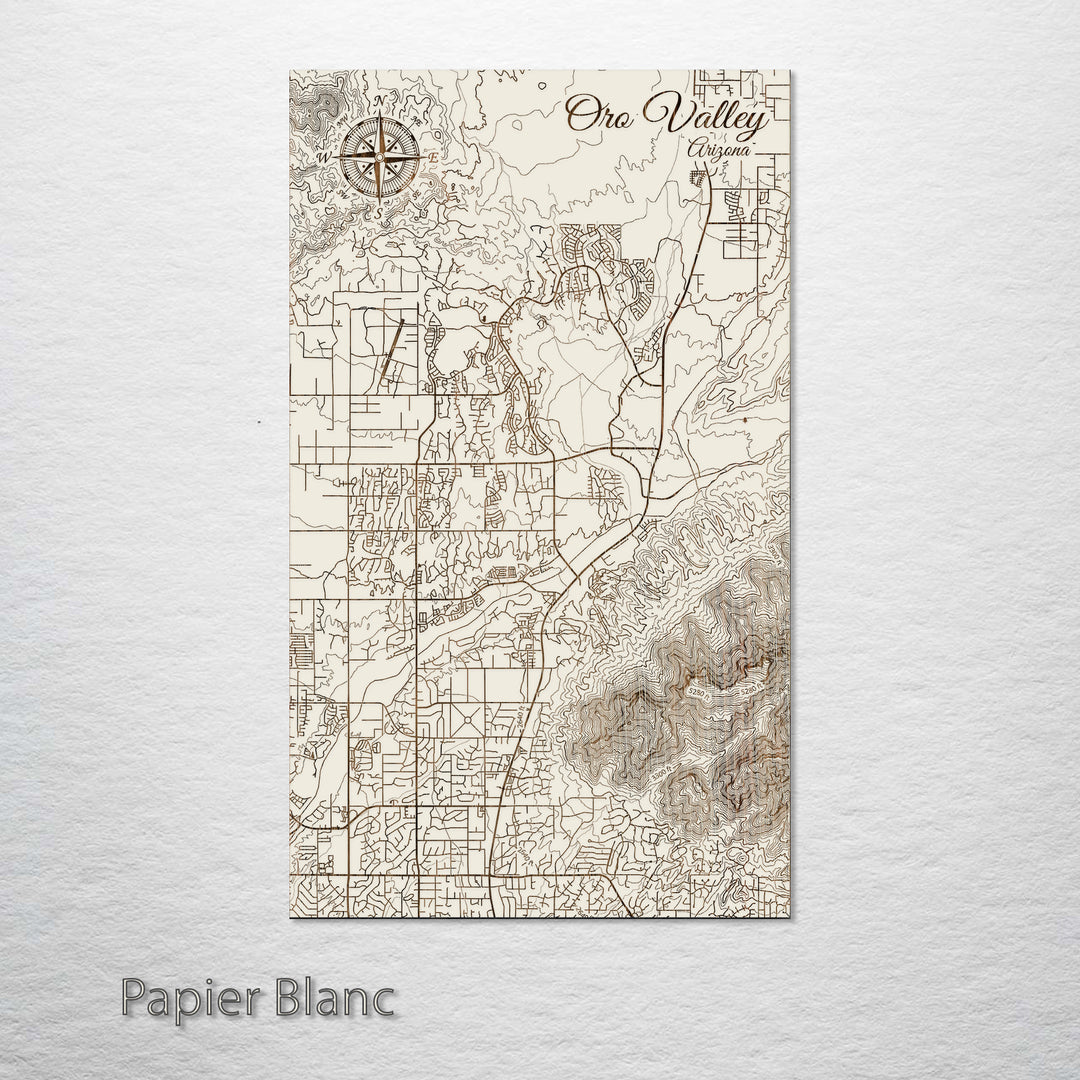 Oro Valley, Arizona Street Map