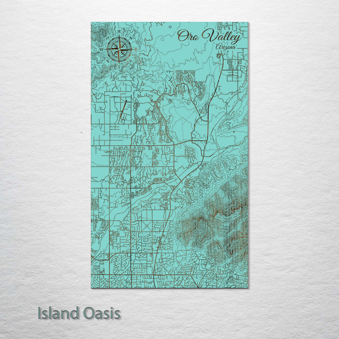 Oro Valley, Arizona Street Map