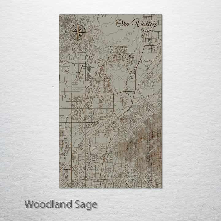 Oro Valley, Arizona Street Map