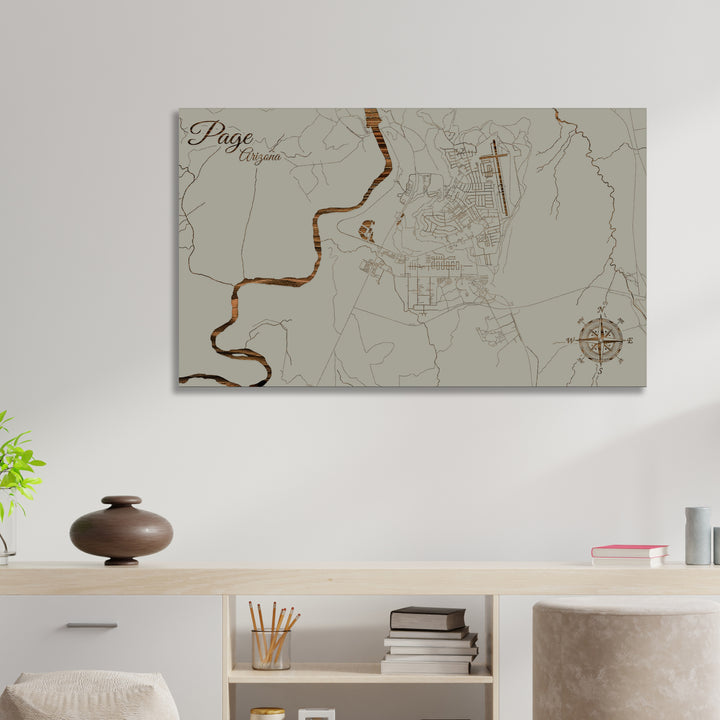 Page, Arizona Street Map