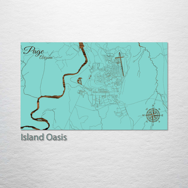 Page, Arizona Street Map