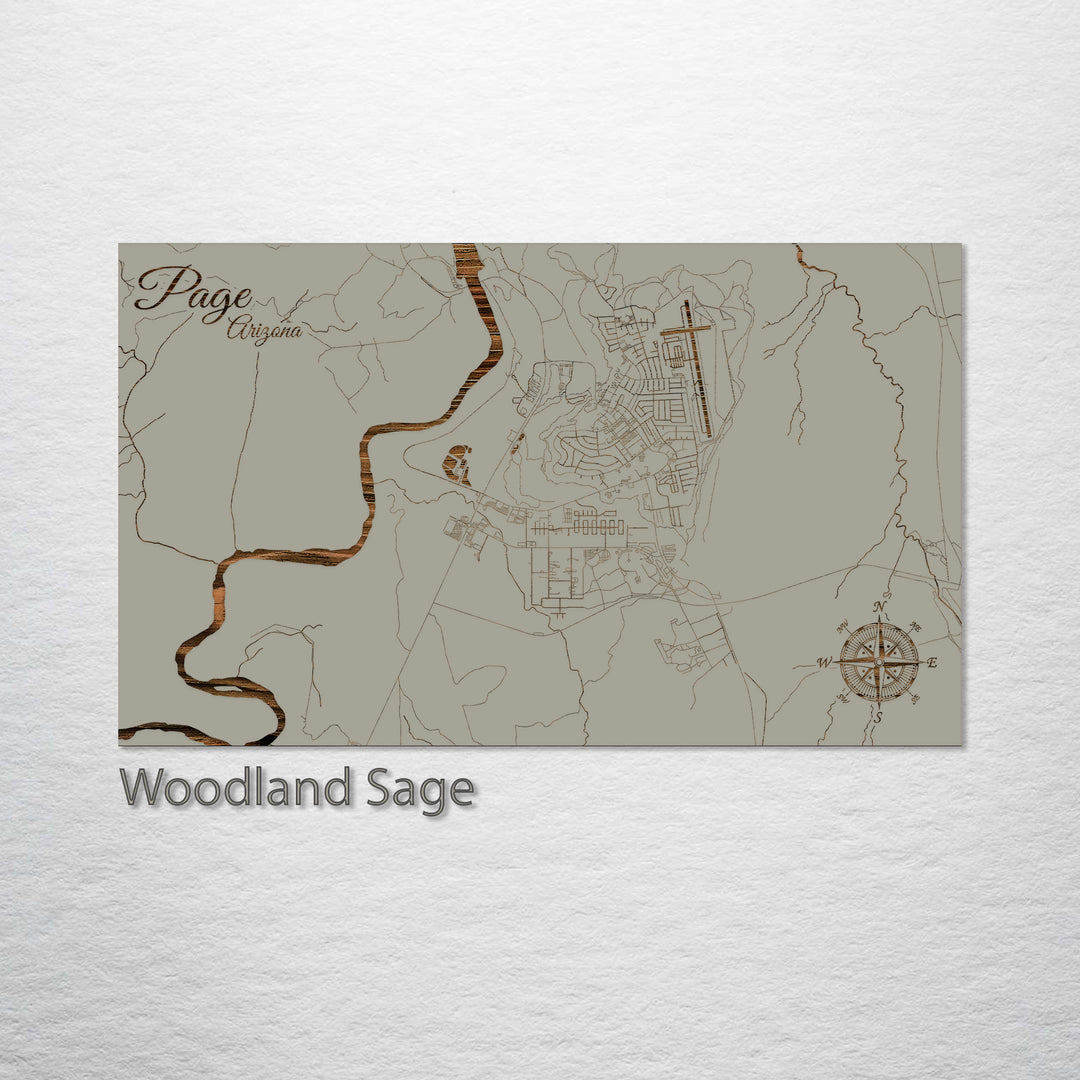 Page, Arizona Street Map