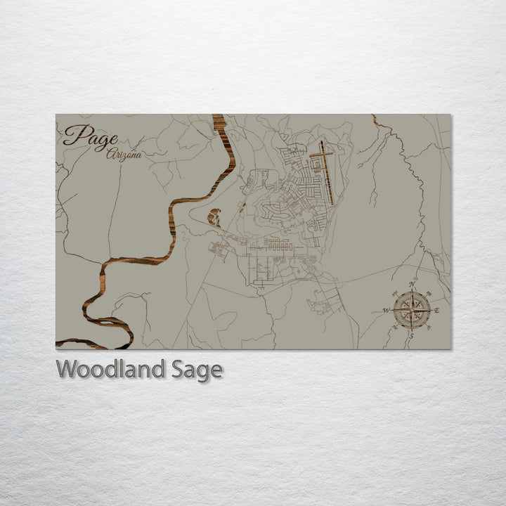 Page, Arizona Street Map