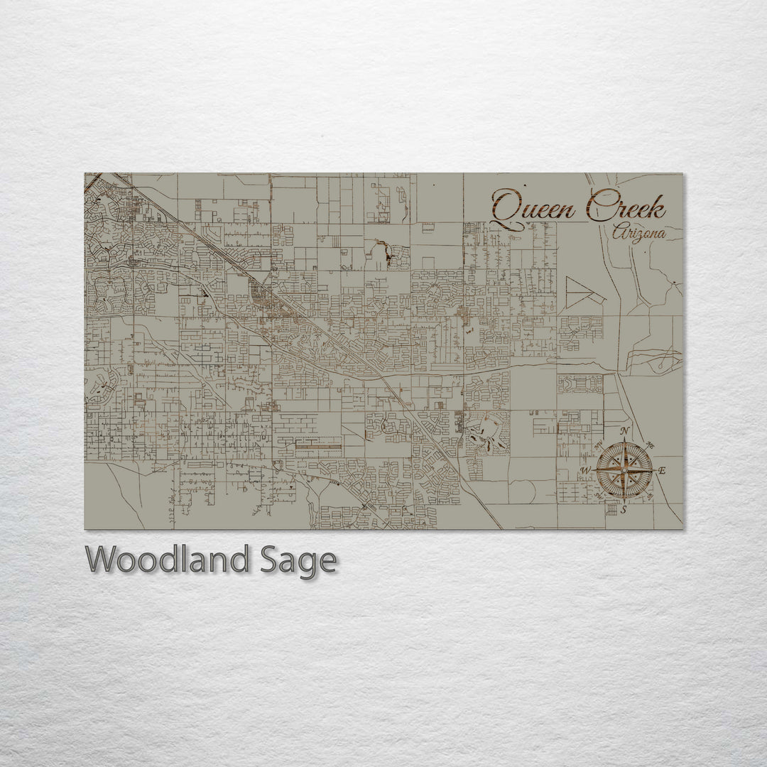 Queen Creek, Arizona Street Map