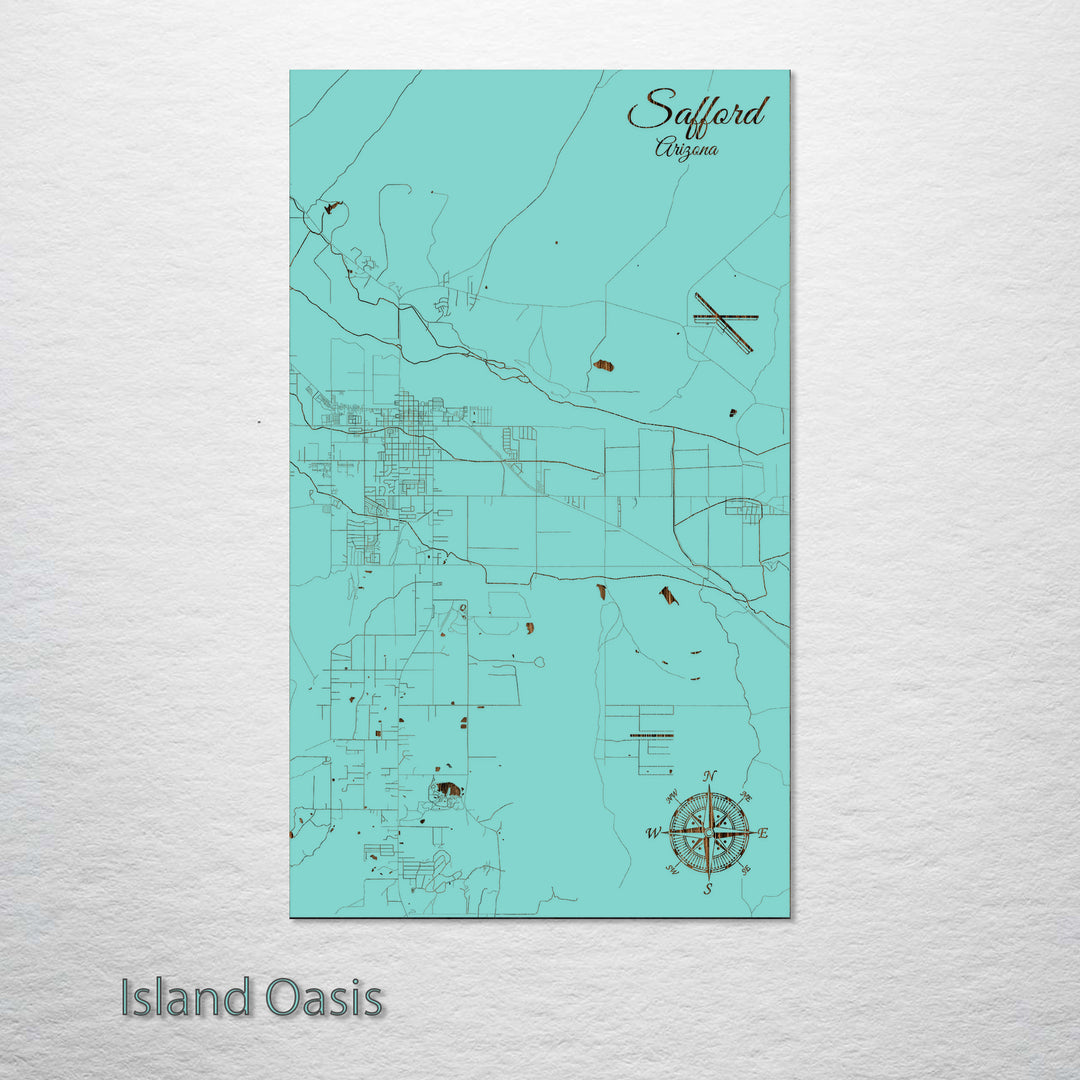 Safford, Arizona Street Map